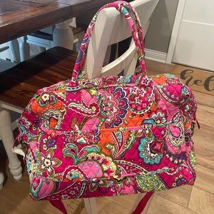 Vera Bradley weekender tote
